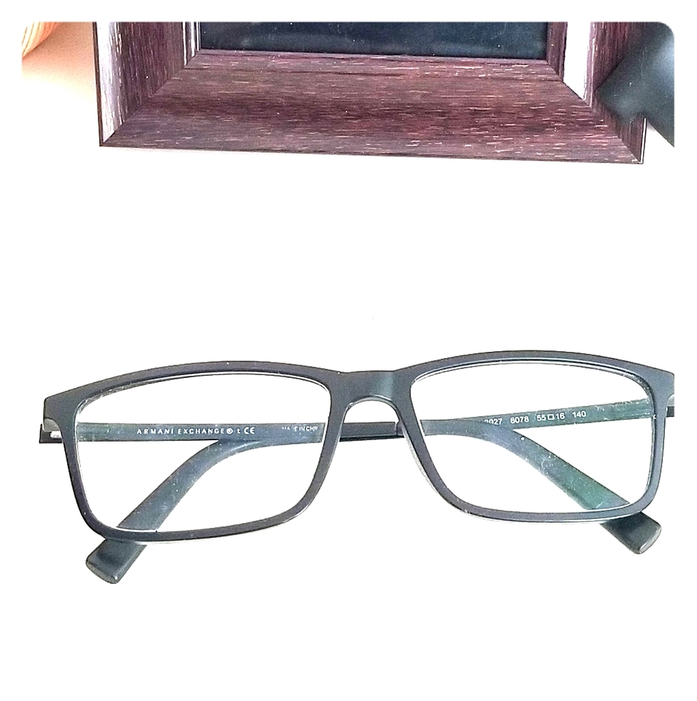 Black Armani Glasses. Armani Exchange